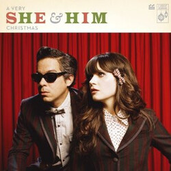 She & Him A Very She & Him Christmas Vinyl LP USED