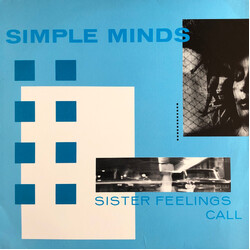 Simple Minds Sister Feelings Call Vinyl LP USED