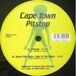 Cape Town Pitstop USED VINYL 12INCH 33 S RPM