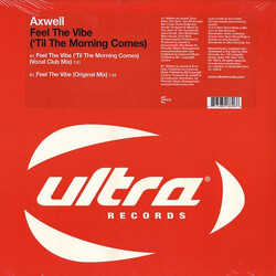 Axwell Feel The Vibe ('Til The Morning Comes) USED VINYL 12INCH