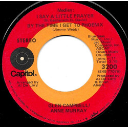 Glen Campbell / Anne Murray I Say A Little Prayer / By The Time I Get To Phoenix USED VINYL 7INCH 45 RPM SINGLE