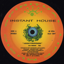 Instant House Asking Forgiveness USED VINYL 12INCH 45 RPM
