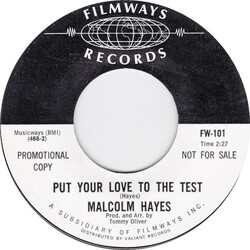 Malcolm Hayes I Gotta Be With You USED VINYL 7INCH 45 RPM PROMO MONO