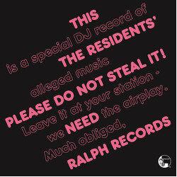 The Residents Please Do Not Steal It! Vinyl LP USED