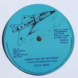 Steve Jones (37) I Need You (By My Side) USED VINYL 12INCH 45 RPM