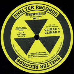 Kerri Chandler Atmosphere E.P. Vol. 1 USED VINYL 12INCH 33 S RPM EP REISSUE REMASTERED