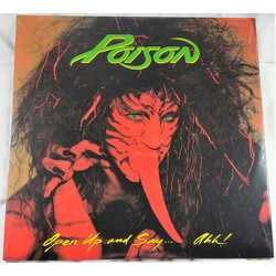 Poison (3) Open Up and Say...Ahh! Vinyl LP USED