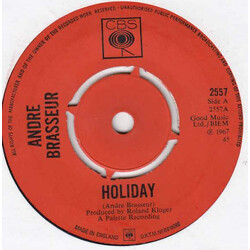 André Brasseur Holiday / The Kid USED VINYL 7INCH 45 RPM REISSUE