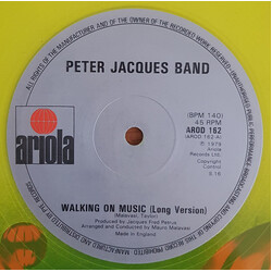 Peter Jacques Band Walking On Music USED VINYL 12INCH SINGLE