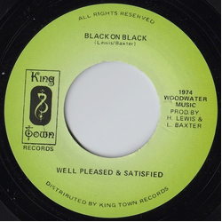 Well Pleased And Satisfied Black On Black Vinyl 7" USED