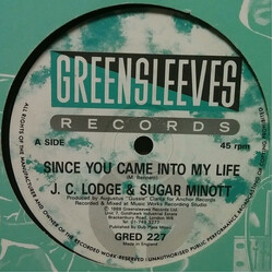 JC Lodge / Sugar Minott Since You Came Into My Life USED VINYL 12INCH 45 RPM SINGLE