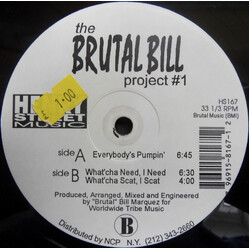 Brutal Bill The Brutal Bill Project #1 USED VINYL 12INCH 33 S RPM