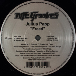 Julius Papp Freed USED VINYL 12INCH 33 S RPM