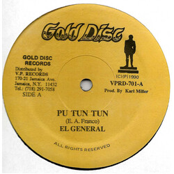 El General Pu Tun Tun USED VINYL 12INCH 45 RPM SINGLE