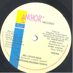 Shabba Ranks / Deborahe Glasgow Mr. Lover Man USED VINYL 12INCH