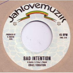 Israel Vibration Bad Intention Vinyl 7" USED