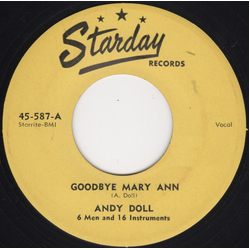 Andy Doll's 6 Men & 16 Instruments Goodbye Mary Ann / Honey Dew Vinyl 7" USED