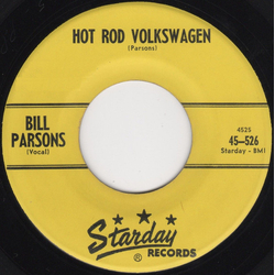 Bill Parsons Hot Rod Volkswagen Vinyl 7" USED