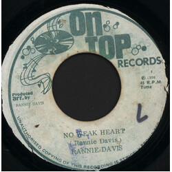 Ronnie Davis No Weak Heart USED VINYL 7INCH 45 RPM