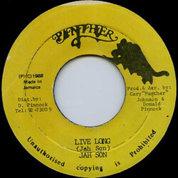 Jah Son Live Long USED VINYL 7INCH 45 RPM