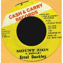 Errol Dunkley Mount Zion USED VINYL 7INCH