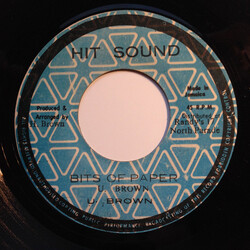 U Brown Bits Of Paper USED VINYL 7INCH 45 RPM