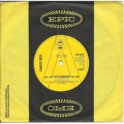 Charlie Rich Why Don't We Go Somewhere And Love USED VINYL 7INCH 45 RPM SINGLE PROMO STEREO