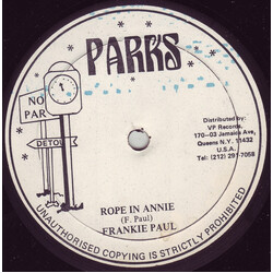 Frankie Paul Rope In Annie Vinyl 12" USED