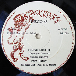 Sugar Minott / Papa Honey You've Lost It / Loving Dub USED VINYL 12INCH 45 RPM