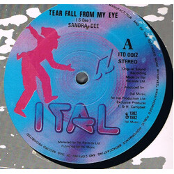 Sandra Dee (2) Tear Fall From My Eye USED VINYL 12INCH 45 RPM SINGLE