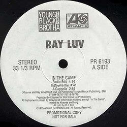 Ray Luv In The Game USED VINYL 12INCH PROMO