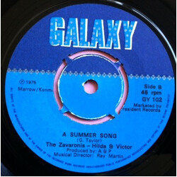 The Zavaronis Turnin' Off A Memory USED VINYL 7INCH 45 RPM