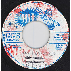 Dennis Brown / Judge Dread Don't You Cry / Big Six USED VINYL 7INCH 45 RPM MISPRINT REPRESS