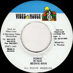 Beenie Man Romie USED VINYL 7INCH 45 RPM