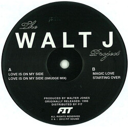 The Walt J Project The Walt J Project USED VINYL 12INCH 33 S RPM REISSUE