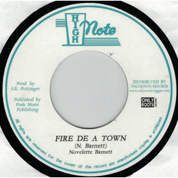 Novelette Barnett Fire De A Town Vinyl 7" USED