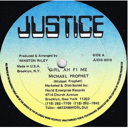 Michael Prophet Girl Ah Fi Me USED VINYL 12INCH