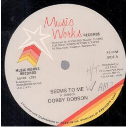 Dobby Dobson Seems To Me USED VINYL 12INCH 45 RPM