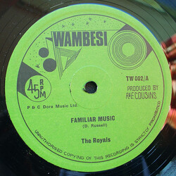 The Royals Familiar Music USED VINYL 12INCH 45 RPM