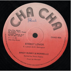 Bingy Bunny / The Morwells Street Lover USED VINYL 12INCH