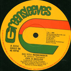 Eek-A-Mouse / Toyan Do You Remember / Strictly The Dread USED VINYL 12INCH 45 RPM