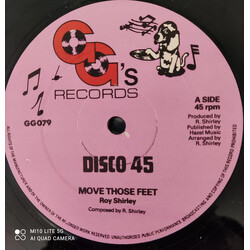 Roy Shirley Move those feet USED VINYL 12INCH 45 RPM MAXI-SINGLE