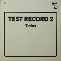 Various Test Record 2 (Timbre) Vinyl LP USED