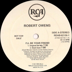 Robert Owens I'll Be Your Friend USED VINYL 12INCH PROMO 33 S RPM