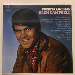 Glen Campbell Wichita Lineman Vinyl LP USED