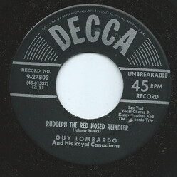 Guy Lombardo And His Royal Canadians Rudolph The Red Nosed Reindeer / ('Round The) Christmas Tree At Home USED VINYL 7INCH 45 RPM