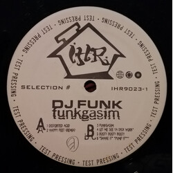 DJ Funk Funkgasim USED VINYL 12INCH 33 S RPM TEST PRESSING