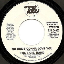 The S.O.S. Band No One's Gonna Love You USED VINYL 7INCH 45 RPM PROMO