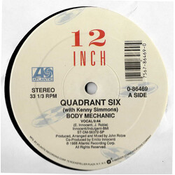 Quadrant Six Body Mechanic USED VINYL 12INCH 33 S RPM REISSUE