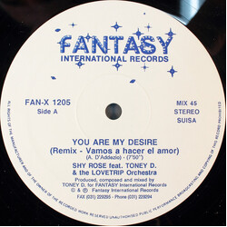 Shy Rose / Toney D / Lovetrip Orchestra You Are My Desire (Remix) USED VINYL 12INCH SINGLE 45 RPM